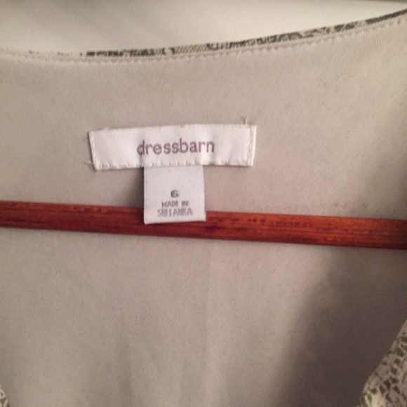 Dressbarn Green Paisley Floral Print Dress Size 6 - Picture 2 of 5